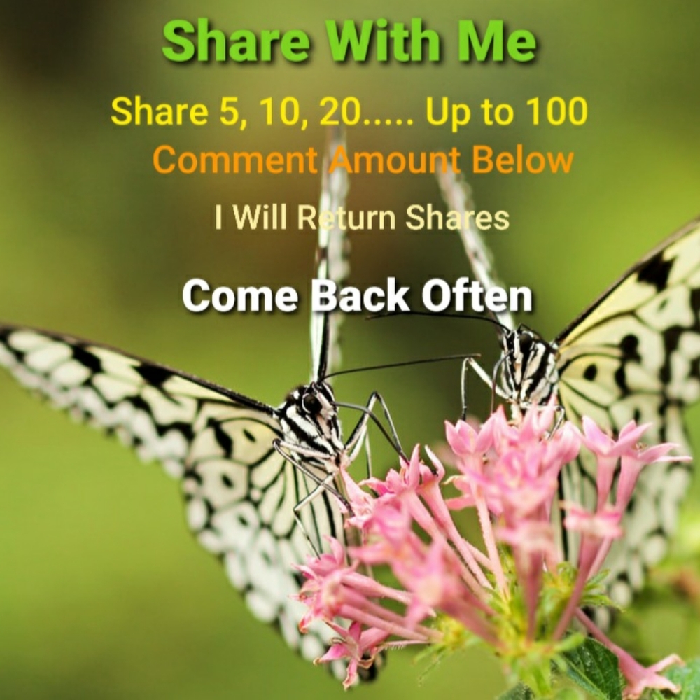 Let me know you shared share for share